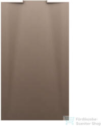 Laufen NIA zuhanytálca 140x80 cm, Marbond kompozit anyagból, lefolyó a falon belül, matt kávé H2100341290001 (H2100341290001)