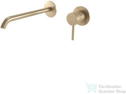 Bugnatese Kline falsík alatti mosdócsaptelep 22 cm-es kifolyóval, belső egységgel, click-clack leeresztővel, bronz 5746SCBR (5746SCBR)