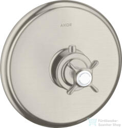 Hansgrohe Axor Montreux Highflow falsík alatti termosztátos színkészlet, rozsdamentes acél hatású 16815800 (16815800)