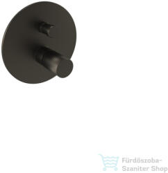 Bugnatese MOON falsík alatti kád/zuhany csaptelep belső egységgel, grafit 7272GF (7272GF)