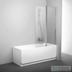 RAVAK CHROME CVS2-100 100 cm-es jobbos kádparaván, szatén+transparent 7QRA0U00Z1 (7QRA0U00Z1)