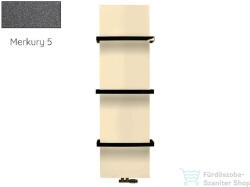Radeco WALL NEW 1790x470 design radiátor törölközőtartó nélkül, MERKURY 5 (metál sötétszürke) színben (Radeco_WALL_NEW_MERKURY5)