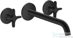 Hansgrohe AXOR ONE falsík alatti mosdó csaptelep 22 cm-es kifolyóval, matt fekete 48140670 (48140670)