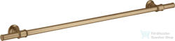 Hansgrohe AXOR MONTREUX 98, 3 cm-es fali törölközőtartó, szálcsiszolt bronz 42080140 (42080140)