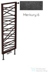 Radeco SPIDER BIS 2 1200x530 design radiátor, MERKURY 6 (metál fekete) színben (Radeco_SPIDER_BIS_2_MERKURY6)