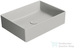 SAPHO GSI KUBE X kerámiamosdó, 50x37cm, matt cement (942917) (942917) - furdoszoba-szaniter