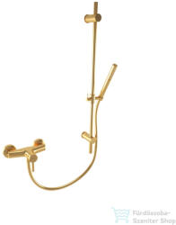 Bugnatese KOBUK zuhany csaptelep rudas zuhanyszettel, szálcsiszolt arany 2280OS (2280OS)
