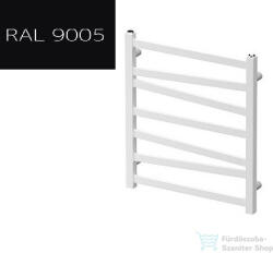 Radeco RIVER 1 600x530 design radiátor, RAL 9005 (fényes fekete) színben (Radeco_RIVER_1_RAL9005)