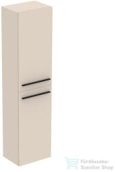 Ideal Standard I. Life A 40x30x160 cm-es 2 ajtós szekrény fogantyú nélkül, Sand beige matt T5260NF (T5260NF)