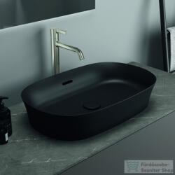 Ideal Standard IPALYSS 60x38 cm-es pultra ültethető mosdó leeresztő nélkül, matt fekete E1397V3 (E1397V3)