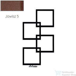 Radeco LOCO 4 MINI 915x500 design radiátor, JOWISZ 5 (matt barna) színben, jobbos (Radeco_LOCO_4_MINI_J_JOWISZ5)