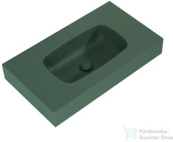 AREZZO design MABEL öntöttmárvány falra szerelhető mosdó 80 cm, matt zöld AR-168856 (AR-168856)