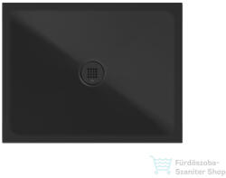 SAPHO GSI EXTRA FLAT zuhanytálca, ExtraGlaze, 90x70x2cm, matt fekete (46090726) (46090726) - furdoszoba-szaniter