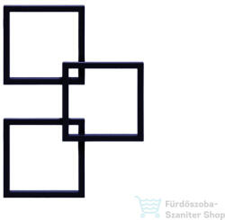 Radeco LOCO 3 970x685 design radiátor, MERKURY 7 (matt fekete) színben, jobbos (Radeco_LOCO_3_J_MERKURY7)