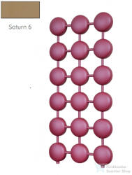 Radeco ATOM 1100x520 design radiátor, SATURN 6 (matt homok) színben (Radeco_ATOM_SATURN6)