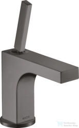 Hansgrohe AXOR CITTERIO mosdó csaptelep automata leeresztővel, szálcsiszolt fekete króm 39035340 (39035340)