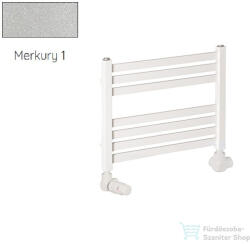 Radeco PINO K AK1-500/EP 415x530 törölközőszárítós radiátor, MERKURY 1 (metál ezüst) színben (Radeco_PINO_K_AK1_500_EP_MERKURY1)
