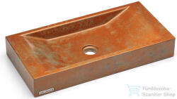 S.V.I.S. Design mosdó 60 cm SIRIUS BASIC - SMOKED METAL, réz és zöld, félmatt lakk UBX. SIRIUS. BC. 060.000. MS. 03.2 (UBX_SIRIUS_BC_060_000_MS_03_2)
