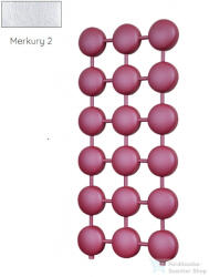 Radeco ATOM 1100x520 design radiátor, MERKURY 2 (ezüst) színben (Radeco_ATOM_MERKURY2)