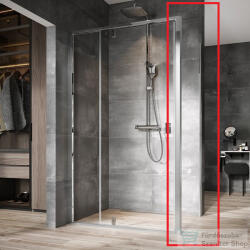 RAVAK NEXTY NPSS-80 80 cm-es fix oldalfal, króm/transparent 90O40C00Z1 (90O40C00Z1)