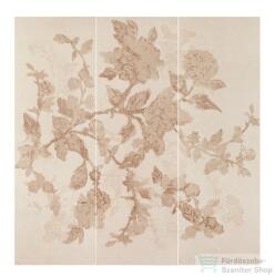 Marazzi Stone_Art Decoro Bloom Ivory 120x120 cm-es fali dekorcsempe M08U (M08U)