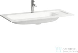 Laufen MEDA 97, 5x44, 5 cm-es bútorra építhető mosdó túlfolyó nélkül, fehér H8141180001111 (H8141180001111)