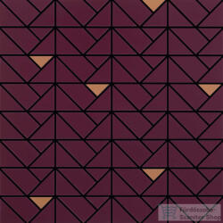 Marazzi Eclettica Bronze Mosaico Purple 40x40 fali csempe M3J4 (M3J4)