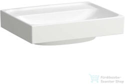 Laufen MEDA 45x35 cm-es falra/bútorra szerelhető csiszolt aljú mosdó csaplyuk-és túlfolyó nélkül, fehér H8161110001121 (H8161110001121)