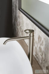 Bugnatese B-COLOR magasított mosdó csaptelep leeresztő nélkül, szálcsiszolt nikkel 6797SNS (6797SNS)