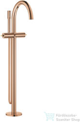 GROHE ATRIO PRIVATE szabadon álló kádtöltő csaptelep fogantyú és alaptest nélkül, zuhanyszettel, Warm Sunset 25227DA0 (25227DA0)