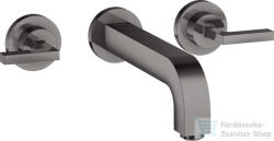 Hansgrohe AXOR Citterio falsík alatti mosdó csaptelep 22, 2 cm-es kifolyóval, polírozott fekete króm 39147330 (39147330)