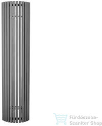 Radeco CARRERA P 1800x430 íves design radiátor, MERKURY 4 (metál szürke) színben (Radeco_CARRERA_P_MERKURY4)