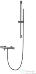 AREZZO design NOVA kádcsaptelep szett, szálcsiszolt gun metal AR-2104GM (AR-2104GM) - furdoszoba-szaniter