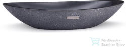S.V.I.S. Design ORION SANDBLASTED mosdó 60 cm - nagyon sötét szürke, dekor nélkül, matt lakk UBX. ORION. SB. 060.915. 00.00. 1 (UBX_ORION_SB_060_915_00_00_1)