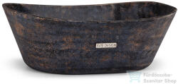 S.V.I.S. Design mosdó 50 cm LIBRA BASIC - DARK STONE kék, okker és fekete, matt lakk UBX. LIBRA. BC. 050.000. DS. 01.1 (UBX_LIBRA_BC_050_000_DS_01_1)