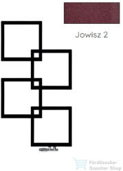 Radeco LOCO 4 MINI 915x500 design radiátor, JOWISZ 2 (metál bordó) színben, balos (Radeco_LOCO_4_MINI_B_JOWISZ2)