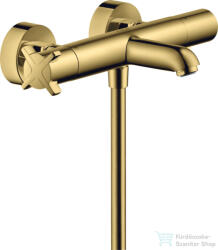 Hansgrohe AXOR Citterio E termosztátos kádtöltő csaptelep zuhanyszett nélkül, polírozott arany hatású 36140990 (36140990)