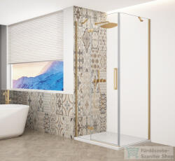 SAPHO GELCO TRINITY GOLD MATT szögletes zuhanykabin, 900x800mm, transzparent üveg, balos (GT5680-90CL-G) (GT5680-90CL-G)