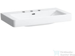 Laufen Pro S 85x46, 5 cm-es mosdó 3 csaplyukkal, LCC Active bevonattal, fehér H813965A001081 (H813965A001081)