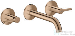 Hansgrohe AXOR ONE falsík alatti mosdó csaptelep 16 cm-es kifolyóval, polírozott vörös arany hatású 48150300 (48150300)