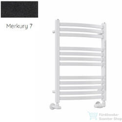 Radeco ENZO AK1-600/EL 415x630 törölközőszárítós radiátor, MERKURY 7 (matt fekete) színben (Radeco_ENZO_AK1_600_EL_MERKURY7)