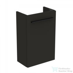 Ideal Standard I. Life S 35, 4x20, 2 cm-es 1 ajtós fali szekrény mosdó és fogantyú nélkül, Carbon grey matt T5302NV (T5302NV)