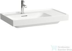 Laufen MEDA 80x46 cm-es falra/bútorra szerelhető mosdó, jobb oldali pulttal, LCC bevonattal, fehér H8171164001041 (H8171164001041)