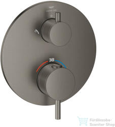 GROHE ATRIO falsík alatti termosztátos kád/zuhany csaptelep, Brushed Hard Graphite 24358AL0 (24358AL0)
