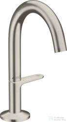 Hansgrohe AXOR ONE Select 140 mosdó csaptelep, klik-klak leeresztővel, rozsdamentes acél hatású 48010800 (48010800)