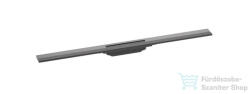 Hansgrohe RAINDRAIN Flex 90 cm-es zuhanylefolyó színkészlet, méretre vágható, szálcsiszolt fekete/króm 56045340 (56045340)