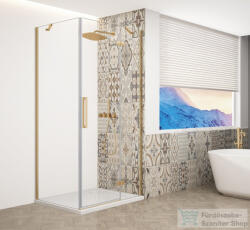 SAPHO GELCO TRINITY GOLD MATT szögletes zuhanykabin, 900x800mm, transzparent üveg, jobbos (GT5680-90CR-G) (GT5680-90CR-G)
