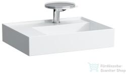 Laufen Kartell By Laufen 60x46 cm-es mosdó, bal oldali polccal, matt fehér H8103357571111 (H8103357571111)