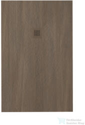 Zenon CREATE SMART SLATE 80x150 cm-es zuhanytálca palakő hatású felülettel, Legno noce CRSM80150LENO (CRSM80150LENO)