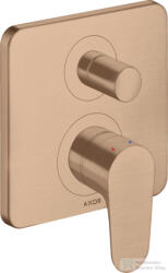 Hansgrohe AXOR Citterio M falsík alatti kád/zuhany csaptelep biztonsági kombinációval, alaptest nélkül, szálcsiszolt vörös arany hatású 34427310 (34427310)